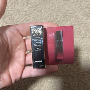 CHANEL Rouge Allure Laque Lipstick - Bold Black Packaging